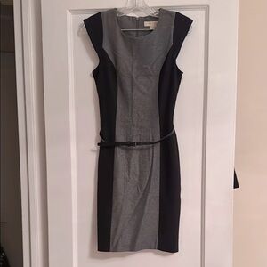 French Connection - Wool Black and Gray Dress - size 6